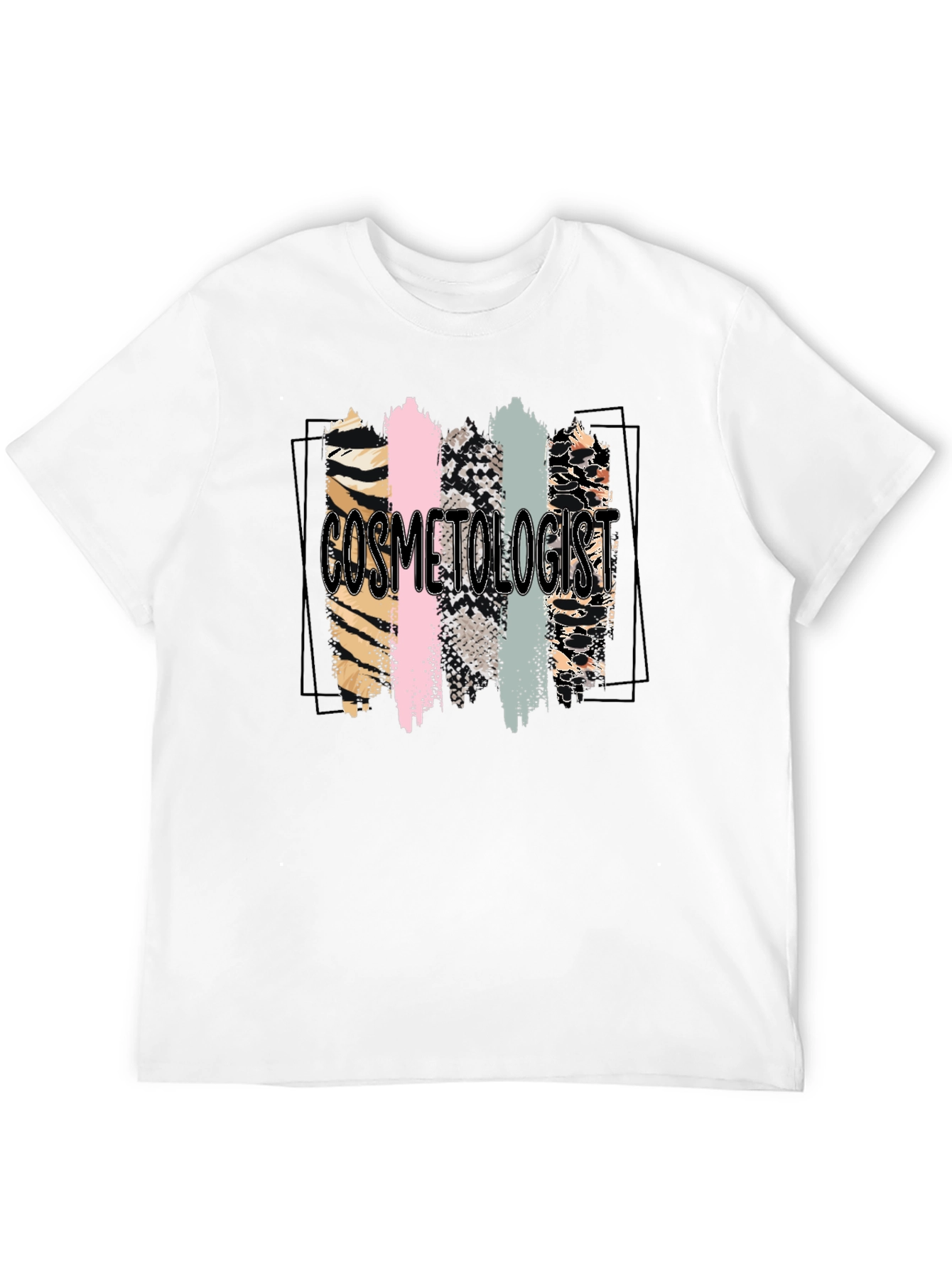 Cosmetologist Animal Print T-Shirt