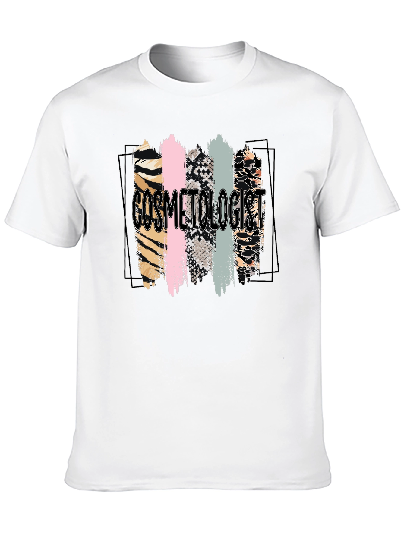Cosmetologist Animal Print T-Shirt