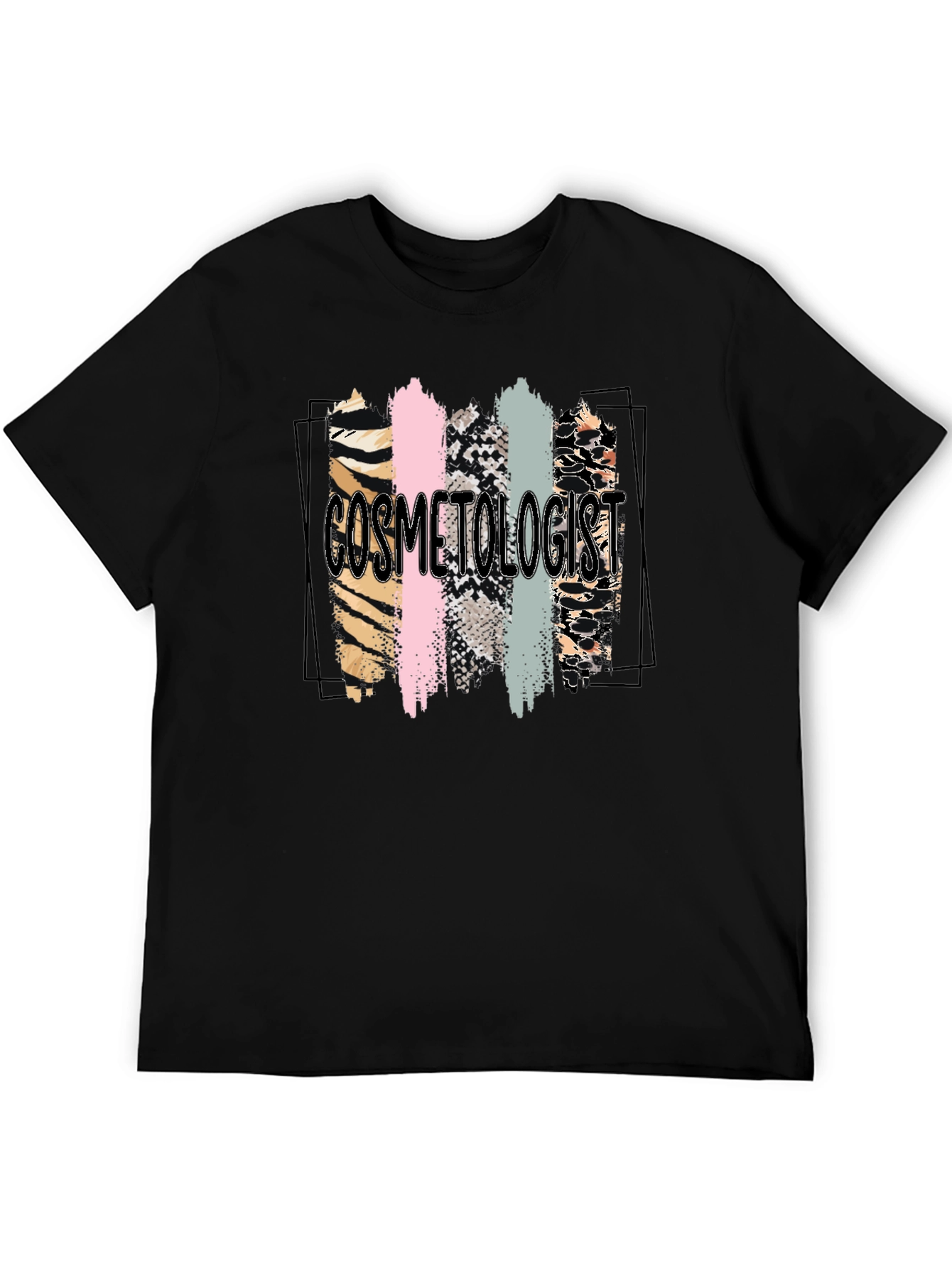 Cosmetologist Animal Print T-Shirt