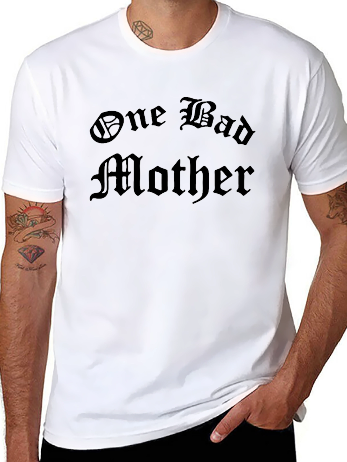 One Bad Mother Black T-Shirt