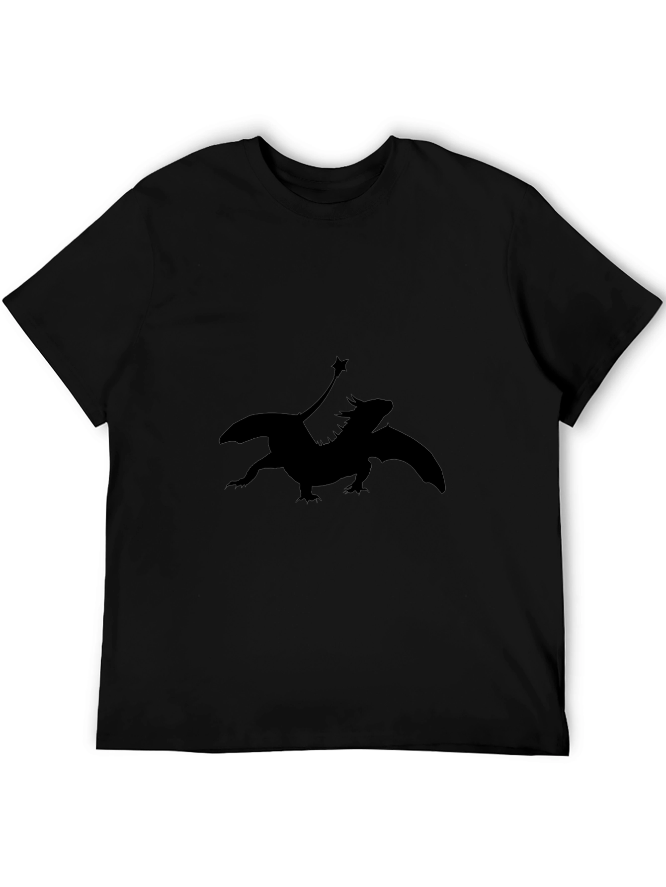 Dragon Silhouette Black T-Shirt