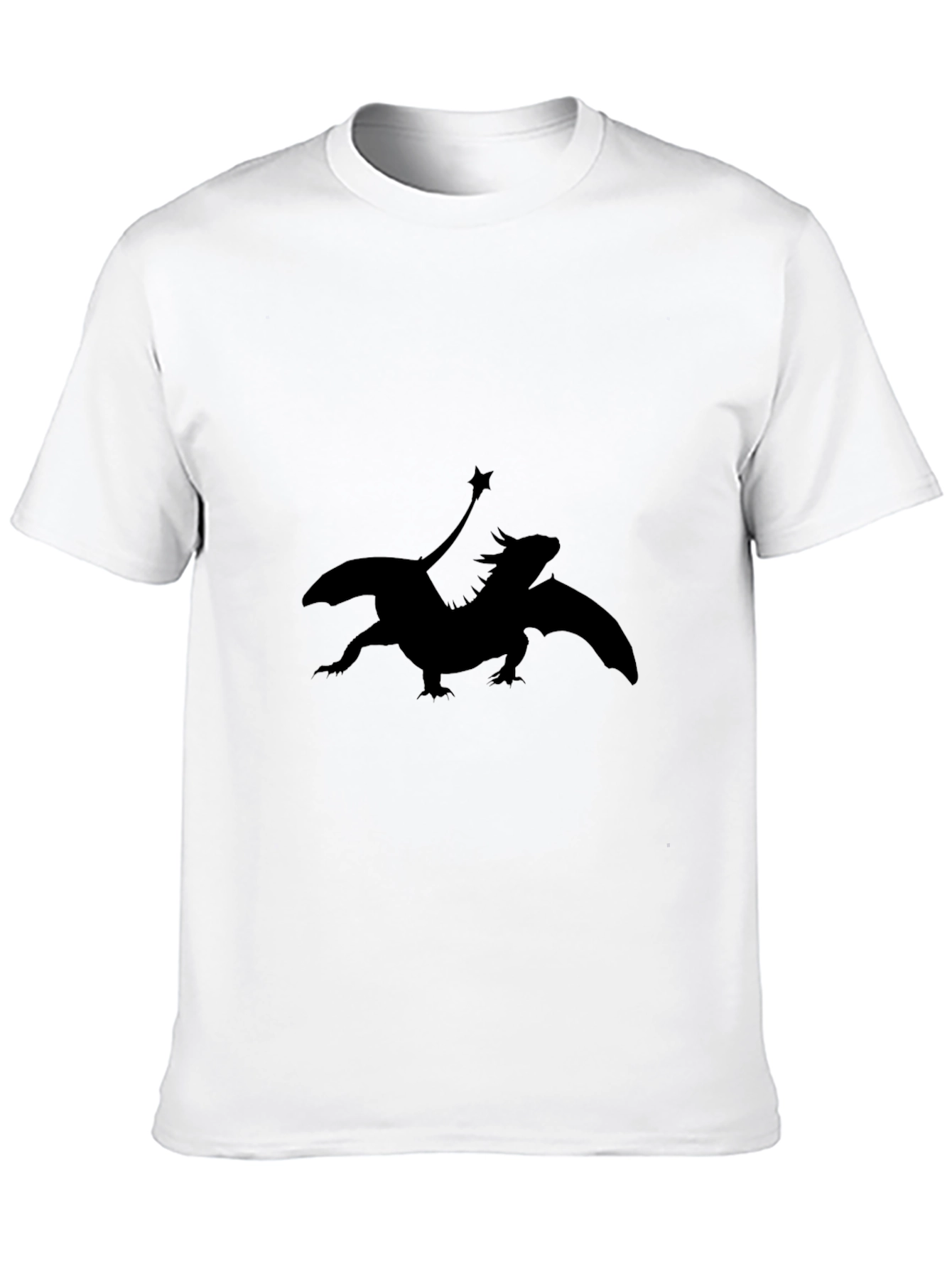 Dragon Silhouette Black T-Shirt