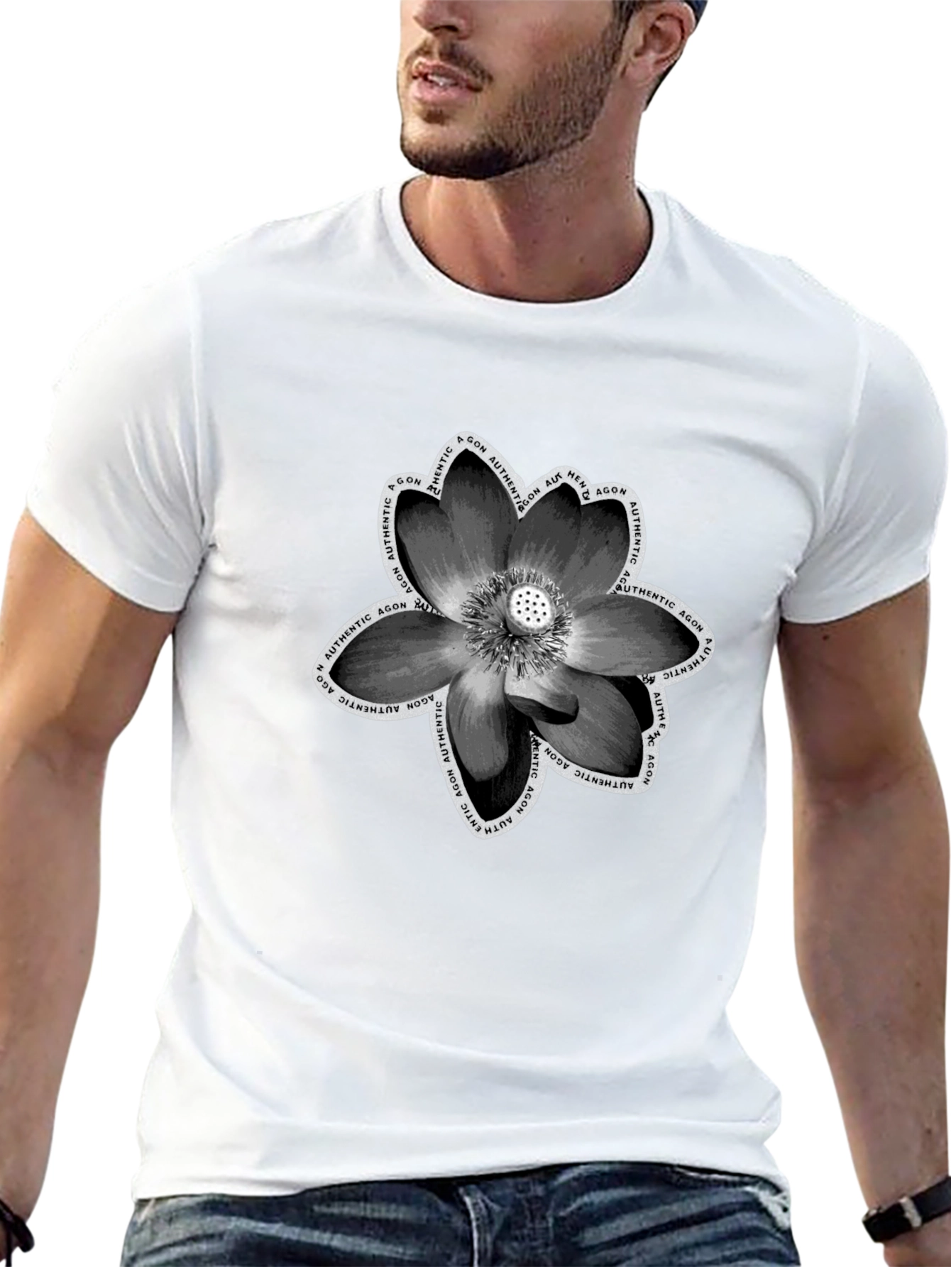 Lotus Flower Graphic T-Shirt - Unisex Soft Cotton Tee