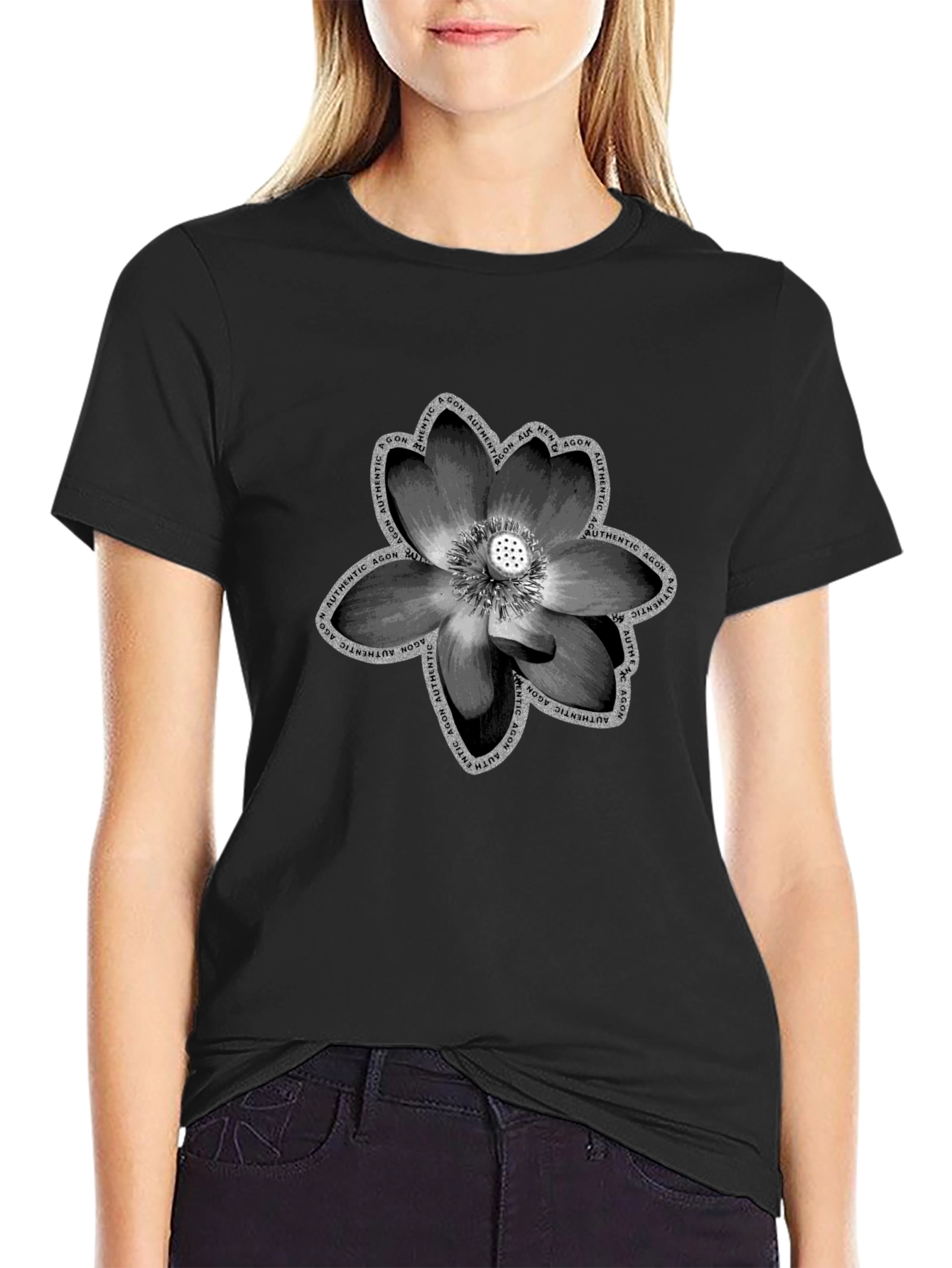 Lotus Flower Graphic T-Shirt - Unisex Soft Cotton Tee