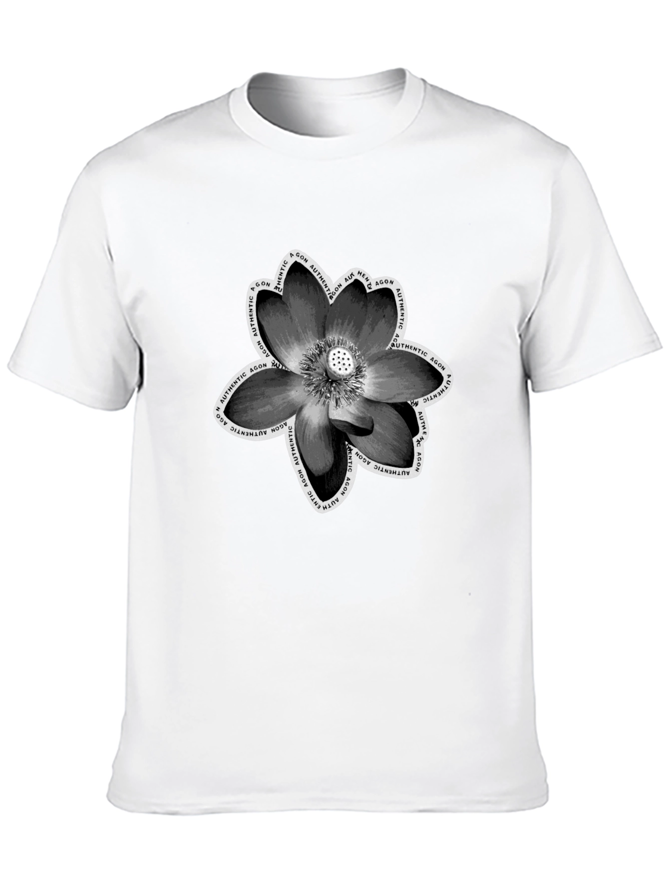 Lotus Flower Graphic T-Shirt - Unisex Soft Cotton Tee