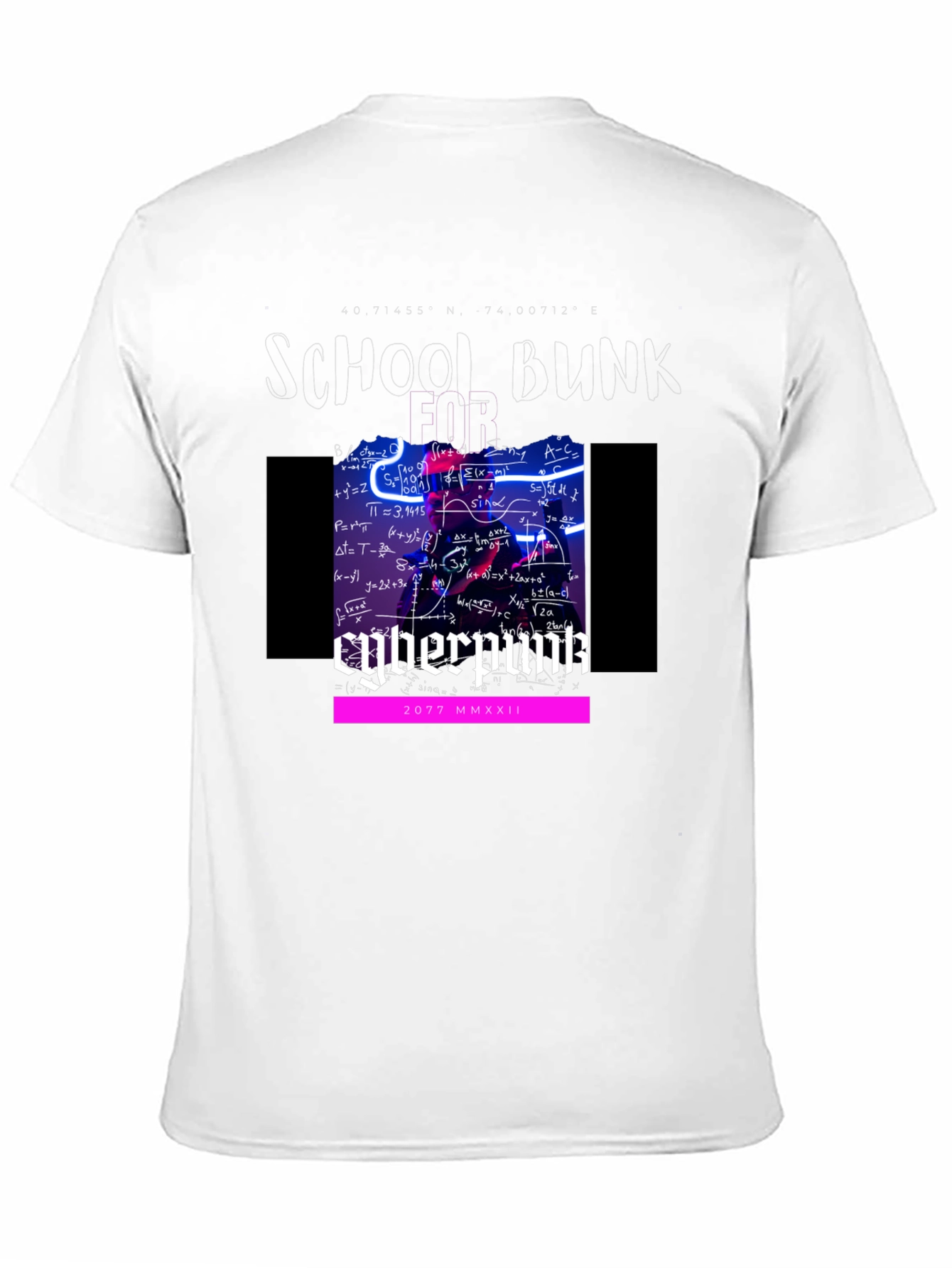 Cyberpunk School Bunk 2077 T-Shirt