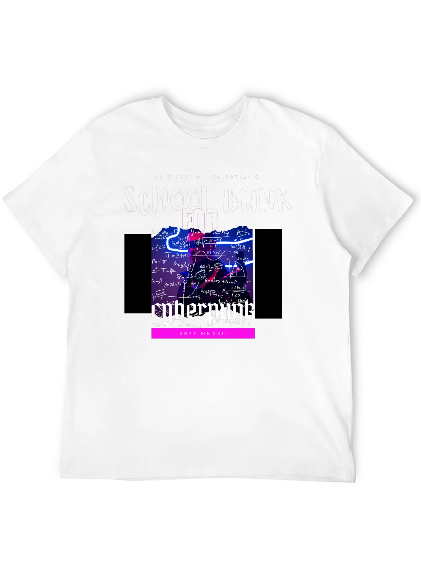 Cyberpunk School Bunk 2077 T-Shirt