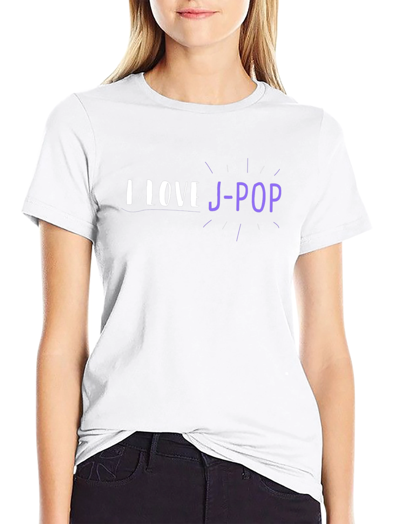 I Love J-Pop Black T-Shirt