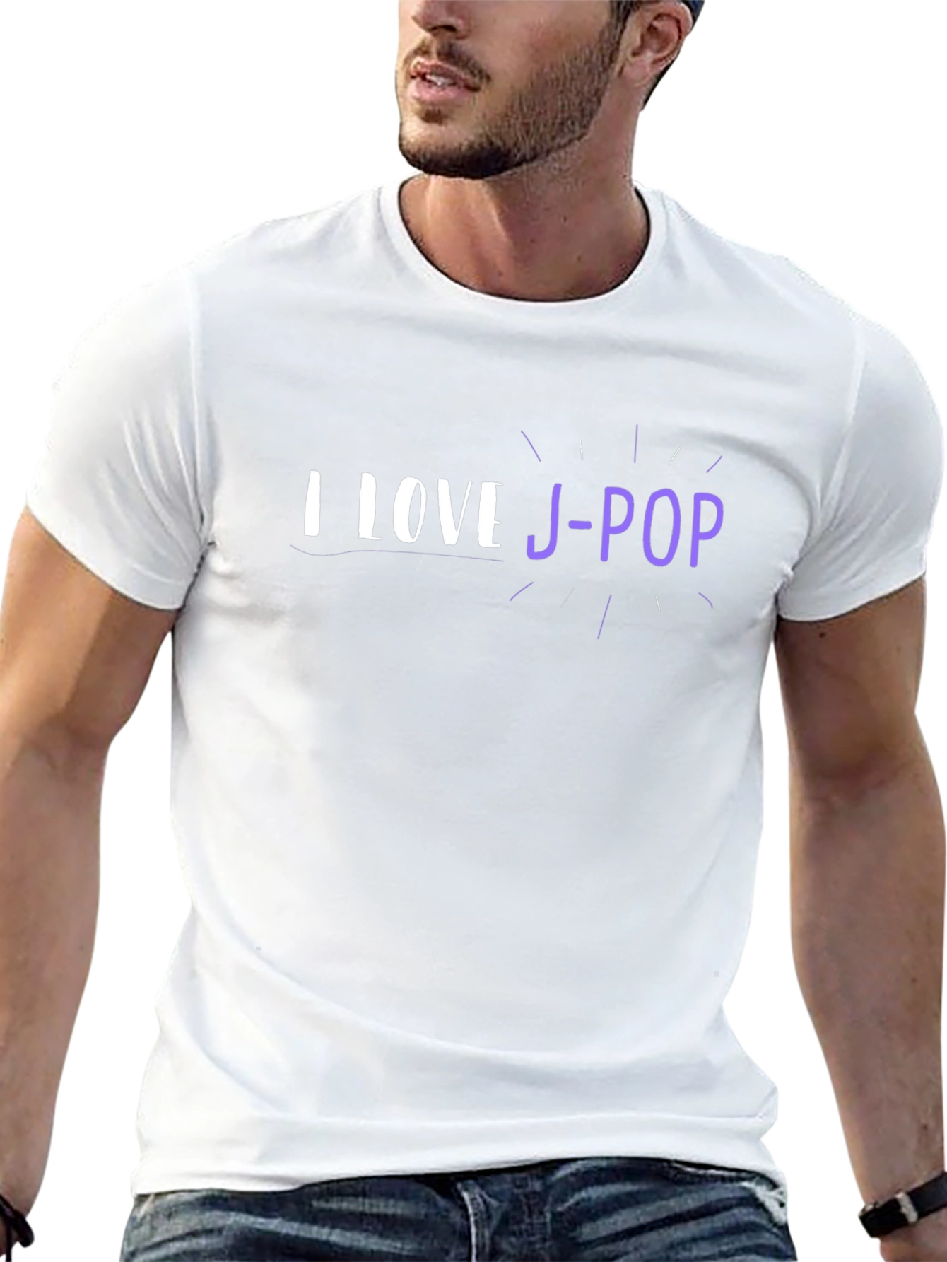 I Love J-Pop Black T-Shirt