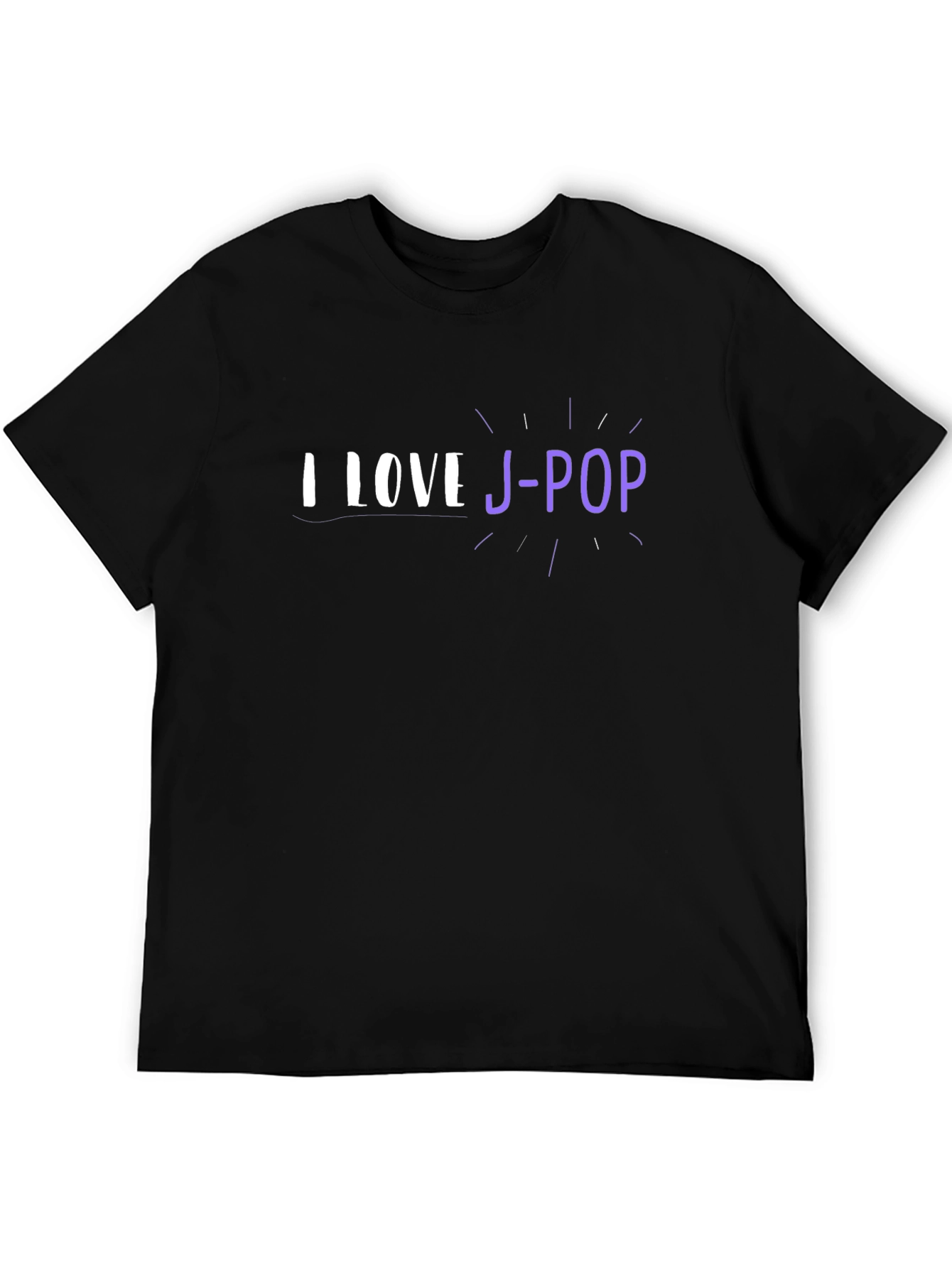 I Love J-Pop Black T-Shirt