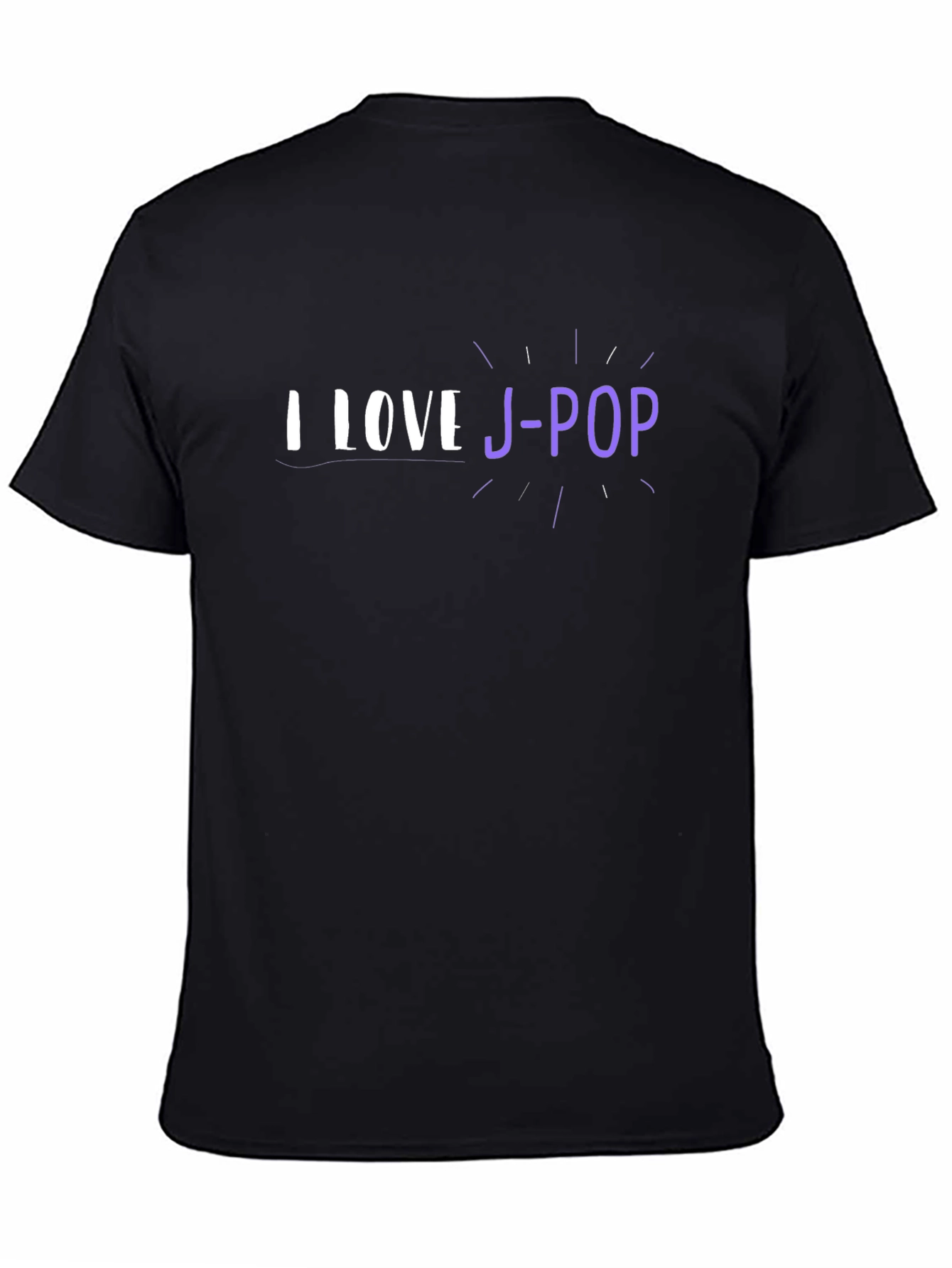 I Love J-Pop Black T-Shirt