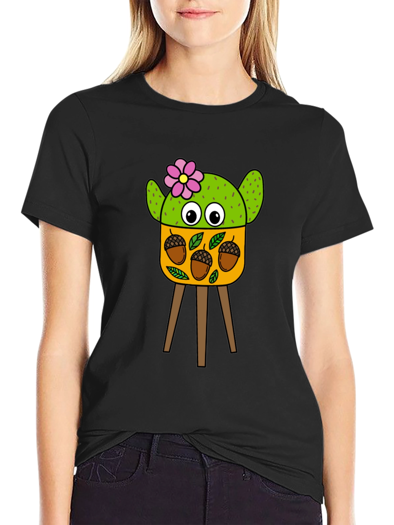 Cute Cactus Flower T-Shirt