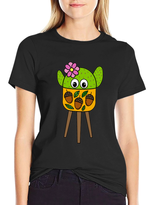 Cute Cactus Flower T-Shirt