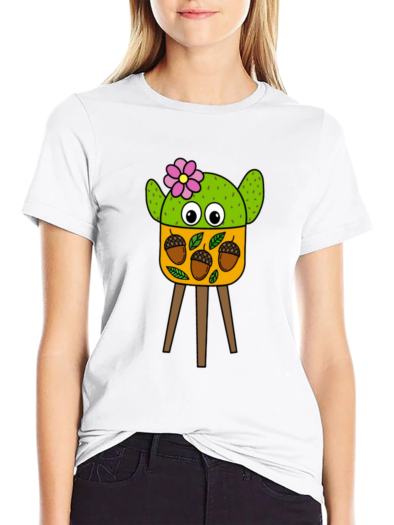 Cute Cactus Flower T-Shirt