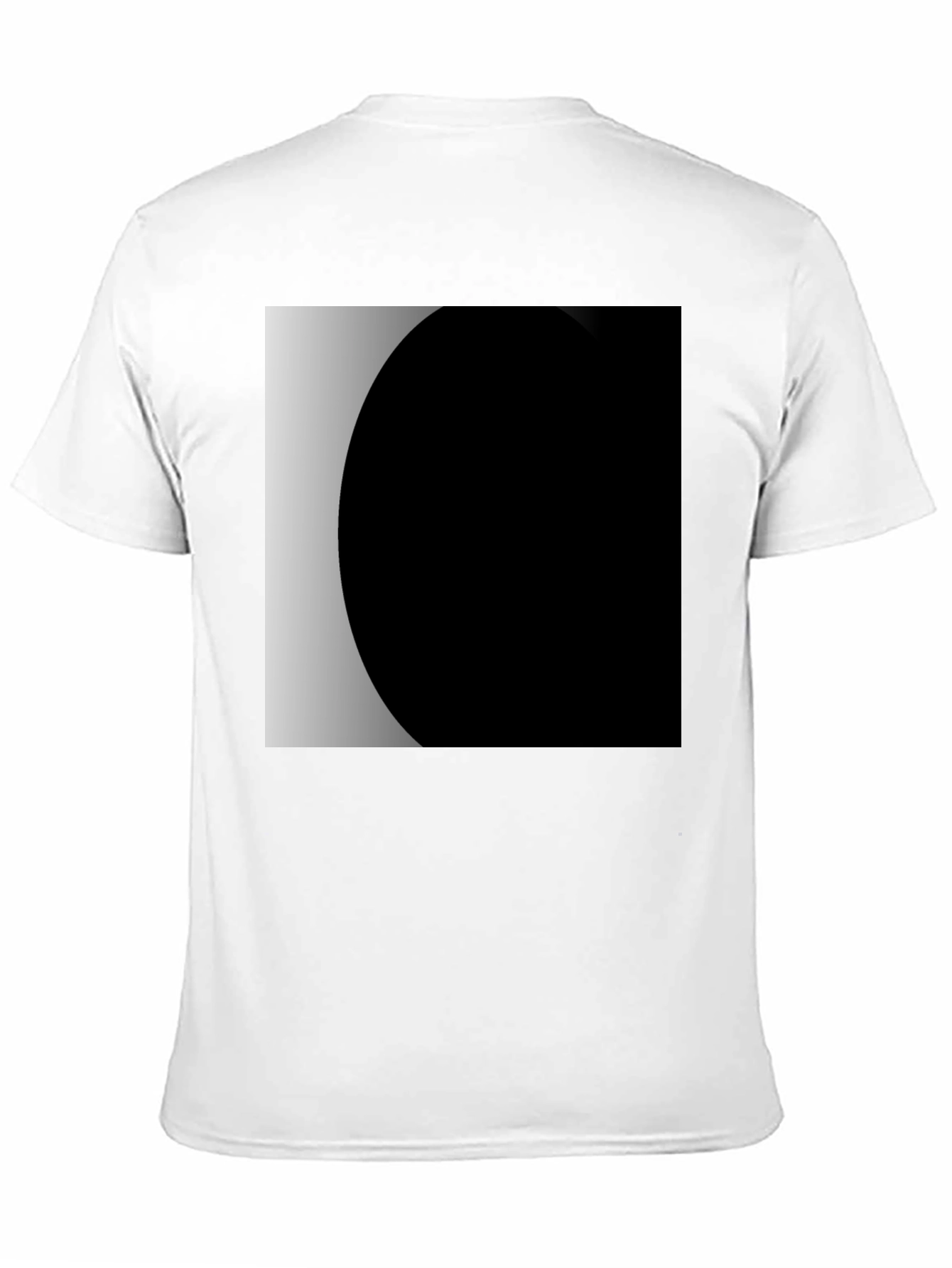 Modern Black T-Shirt with Geometric Design