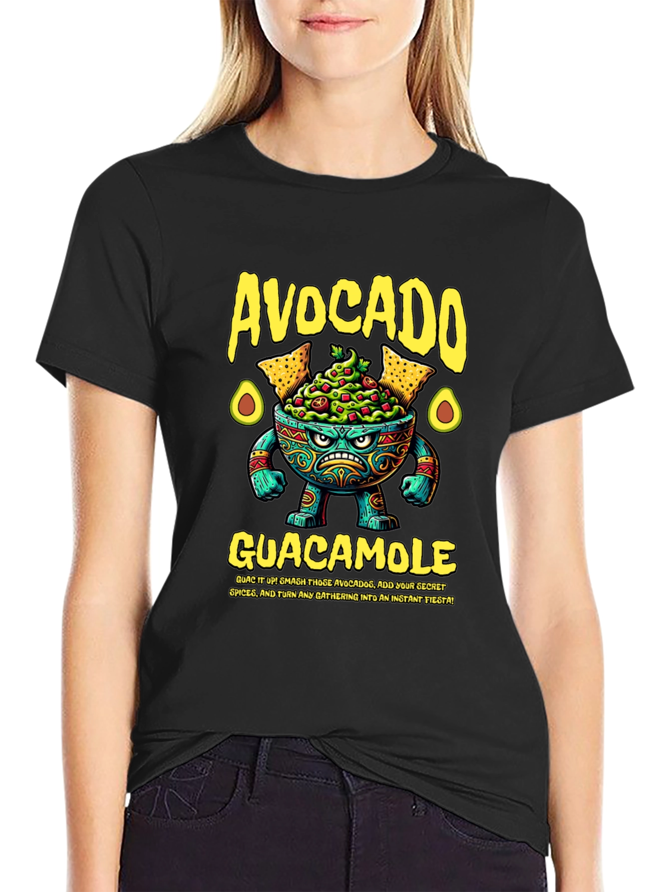 Avocado Guacamole Graphic T-Shirt