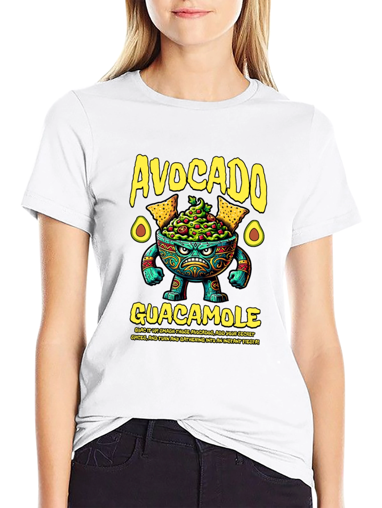 Avocado Guacamole Graphic T-Shirt