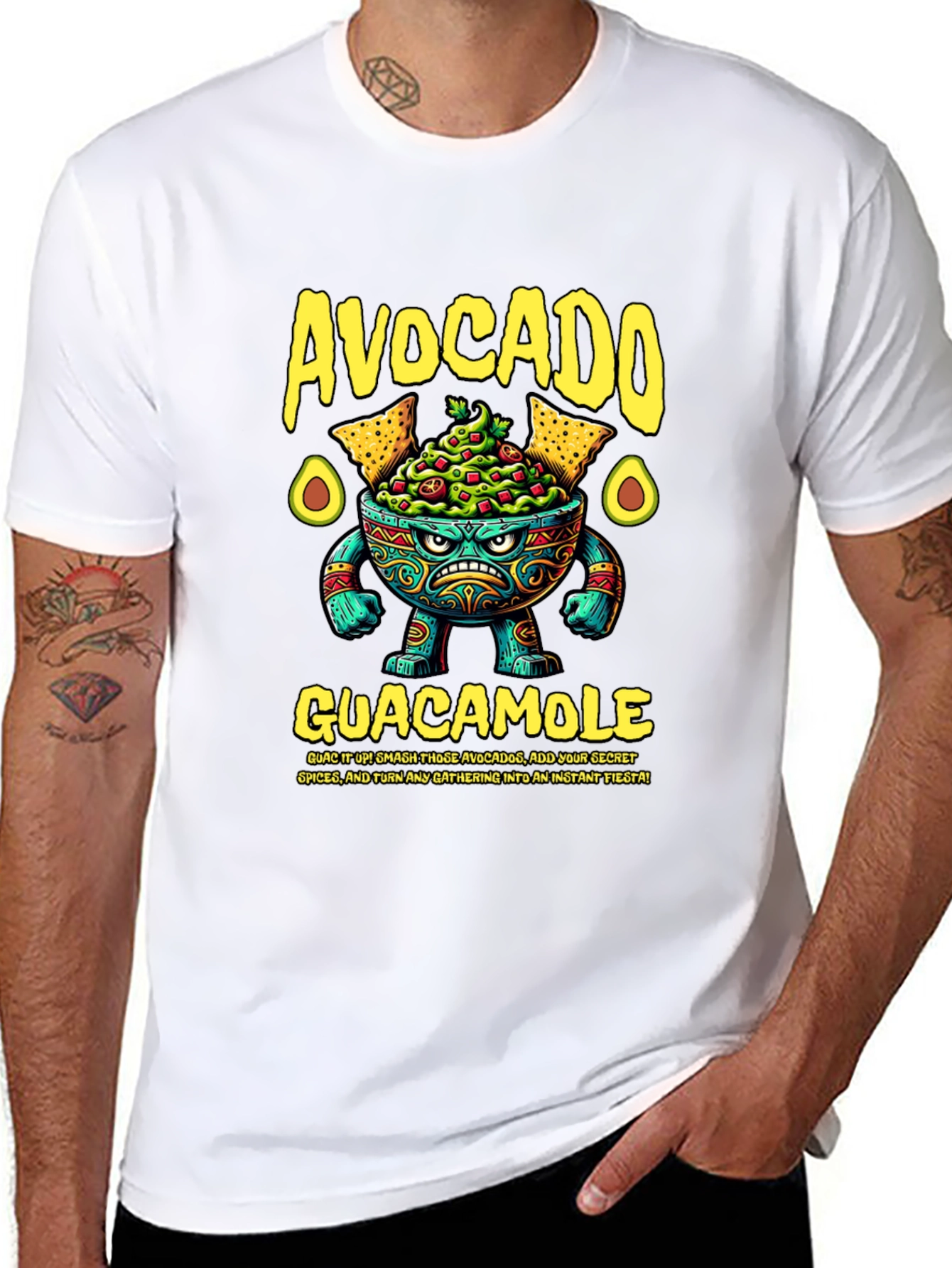 Avocado Guacamole Graphic T-Shirt
