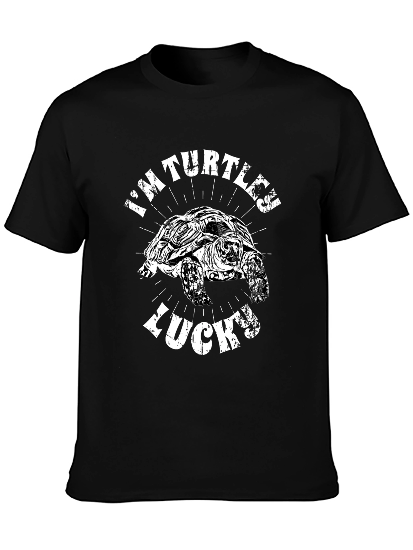 Im Turtles Lucky T-Shirt - Black Graphic Tee