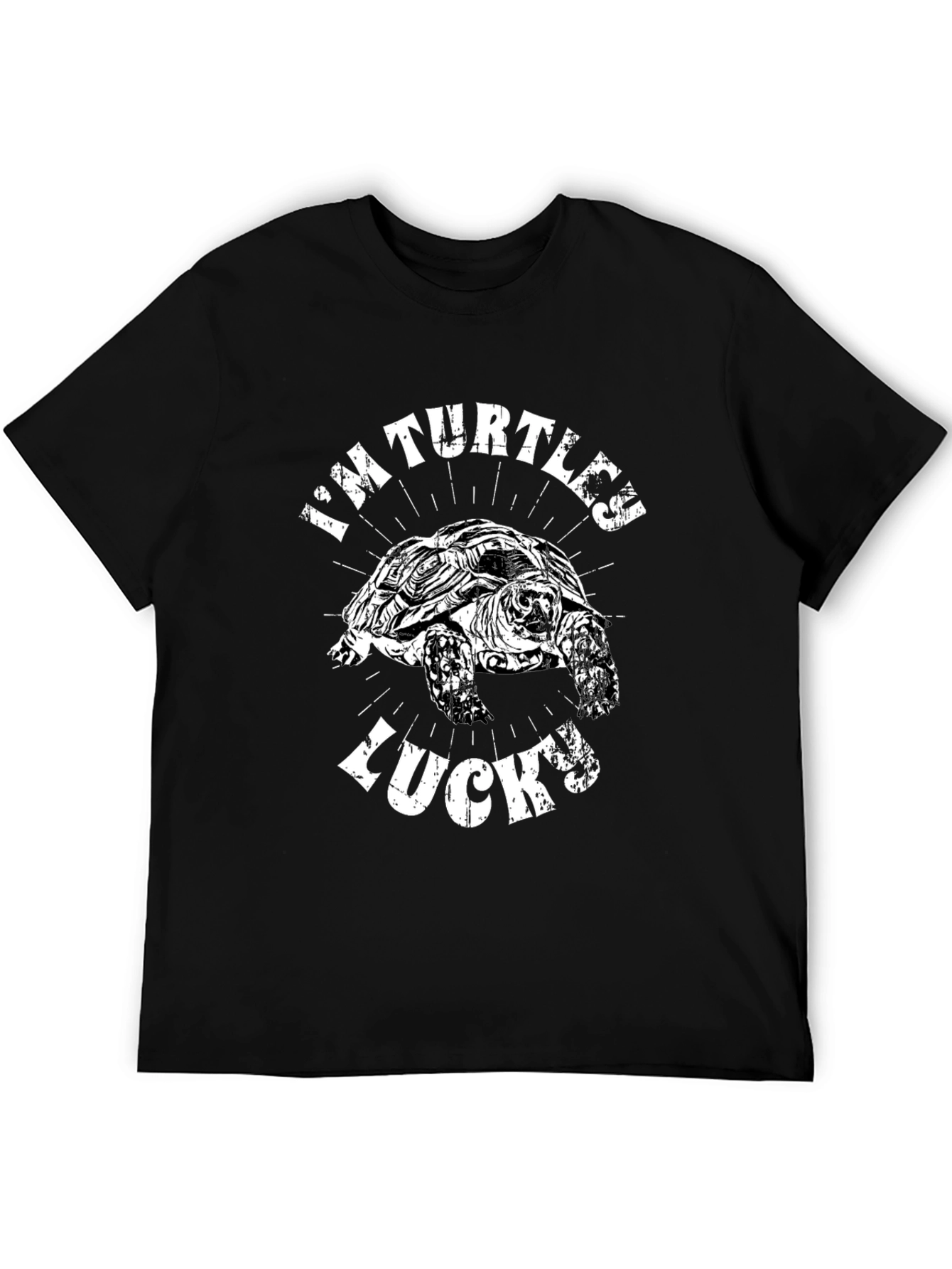 Im Turtles Lucky T-Shirt - Black Graphic Tee