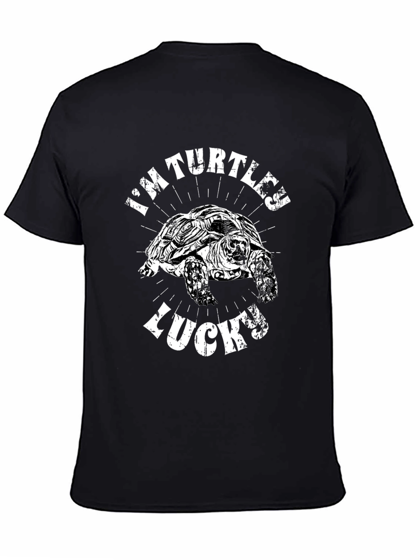 Im Turtles Lucky T-Shirt - Black Graphic Tee