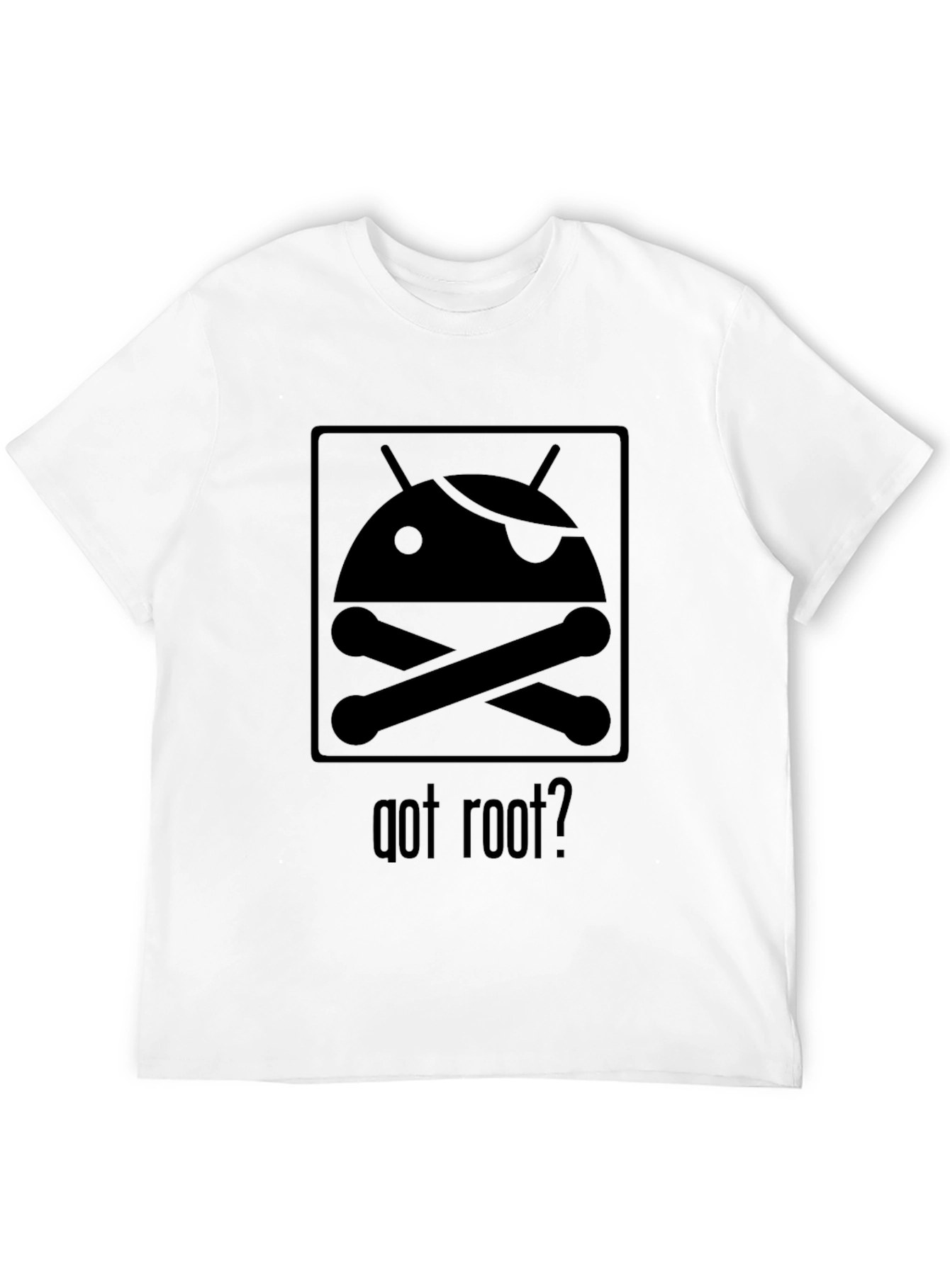 Got Root? Android Pirate Graphic T-Shirt