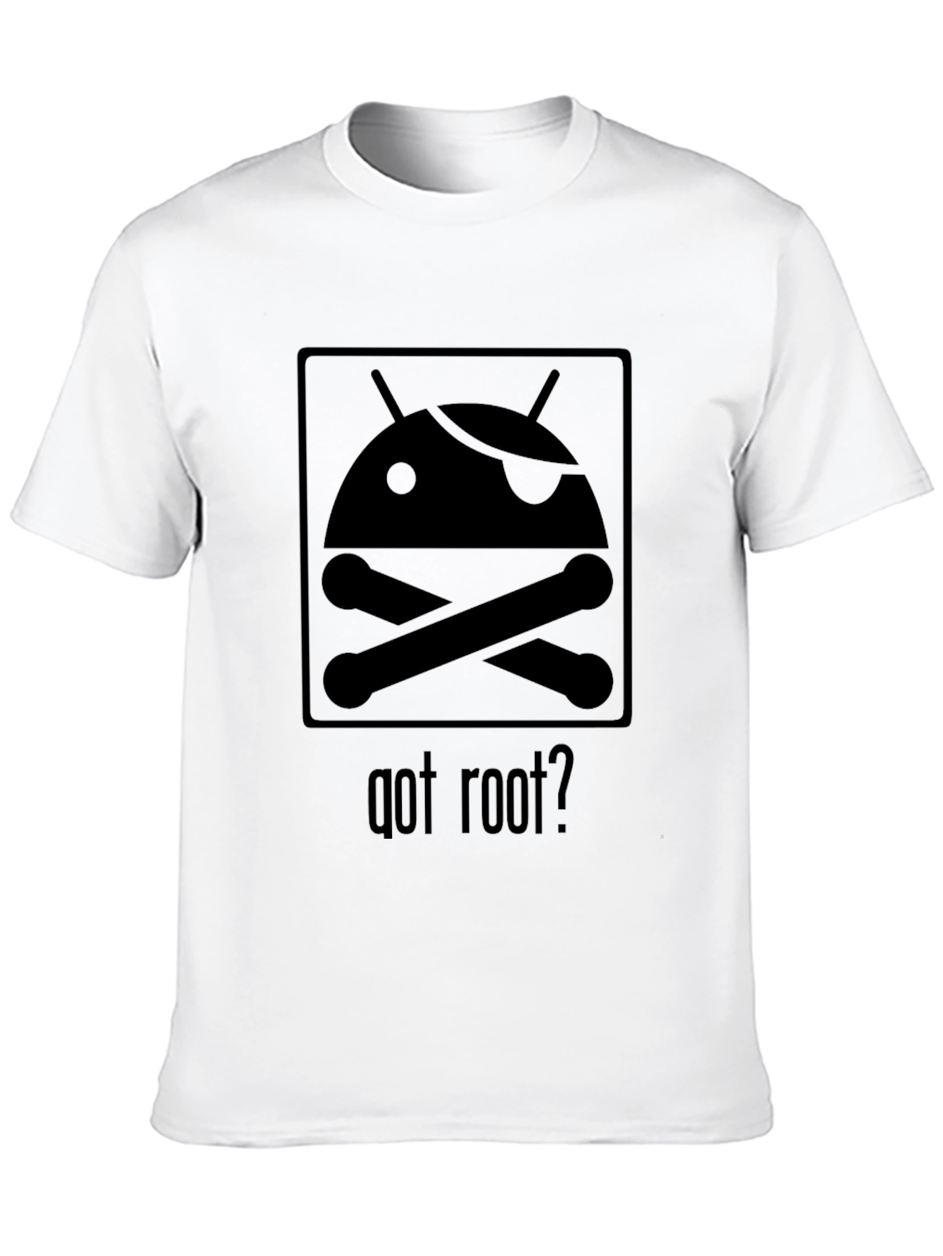 Got Root? Android Pirate Graphic T-Shirt