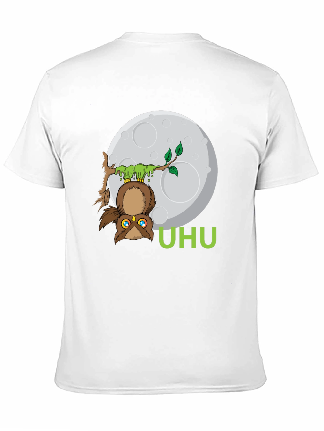 UHU Owl T-Shirt - Moonlit Design