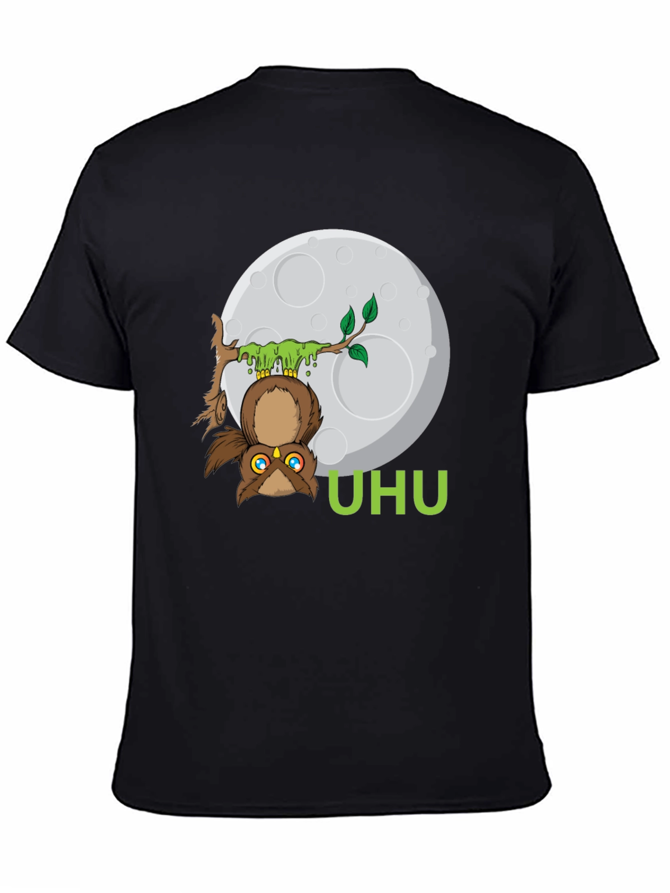 UHU Owl T-Shirt - Moonlit Design