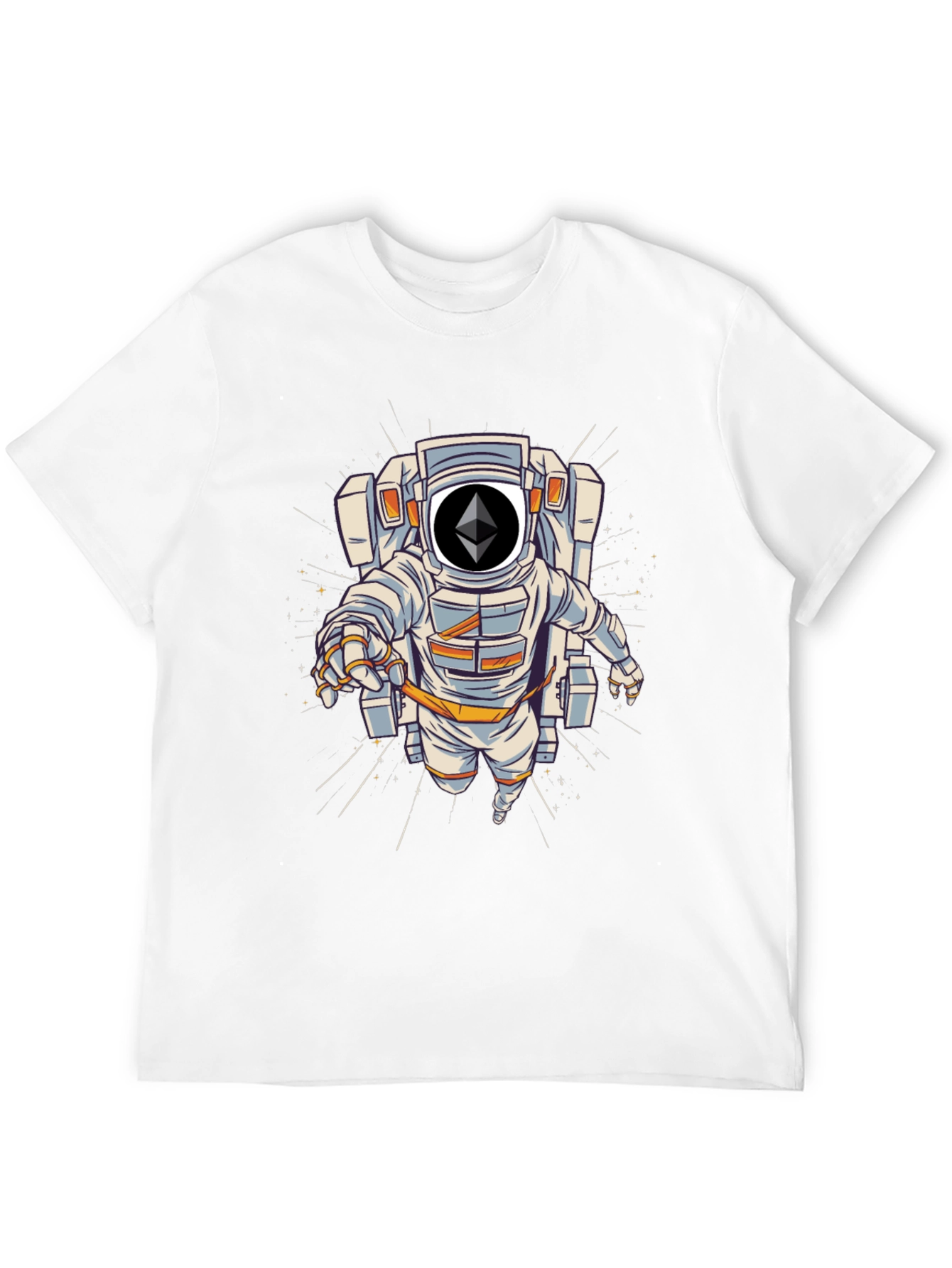 Ethereum Astronaut Black T-Shirt