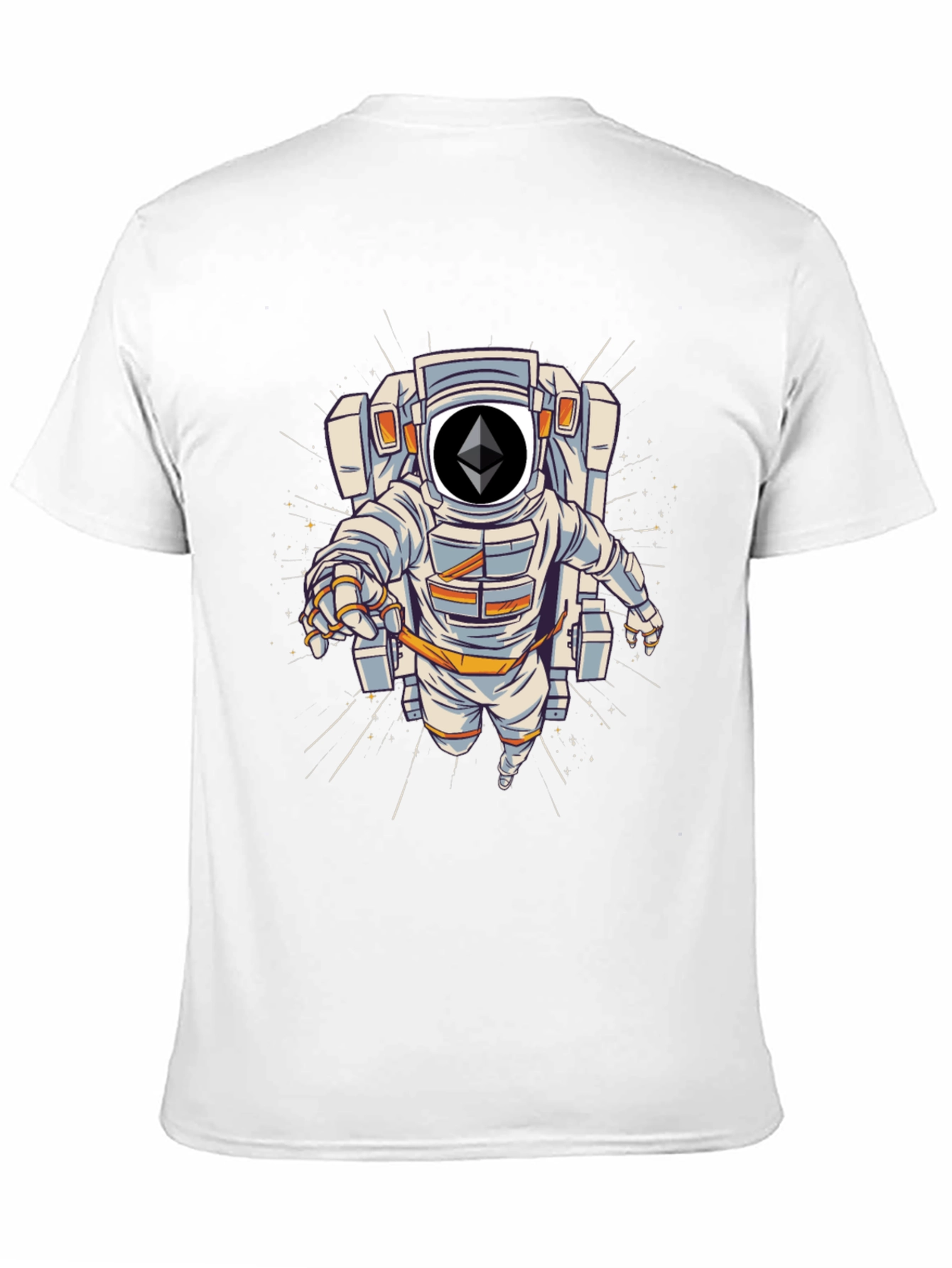 Ethereum Astronaut Black T-Shirt