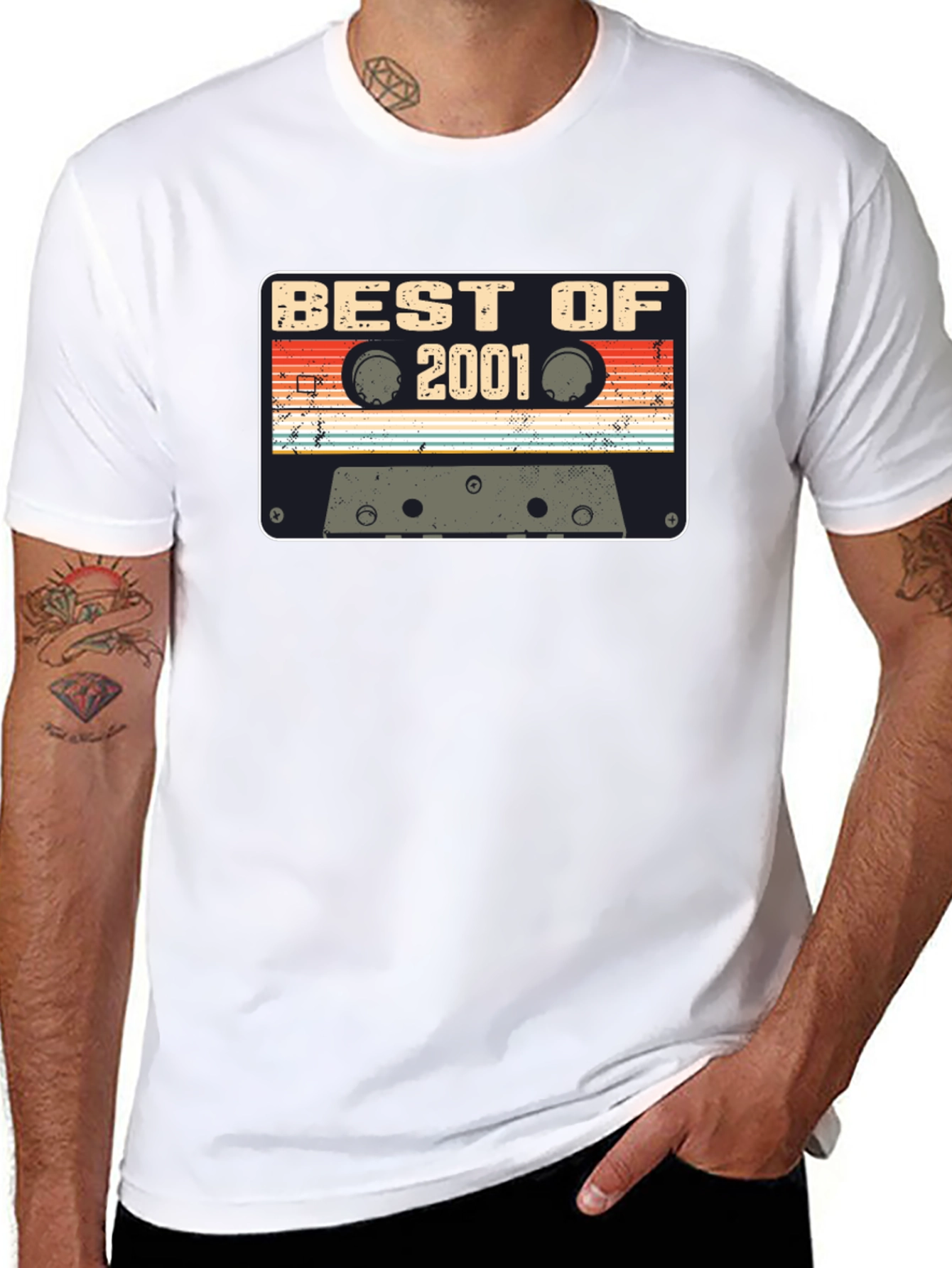 Best of 2001 Cassette Tape Graphic T-Shirt