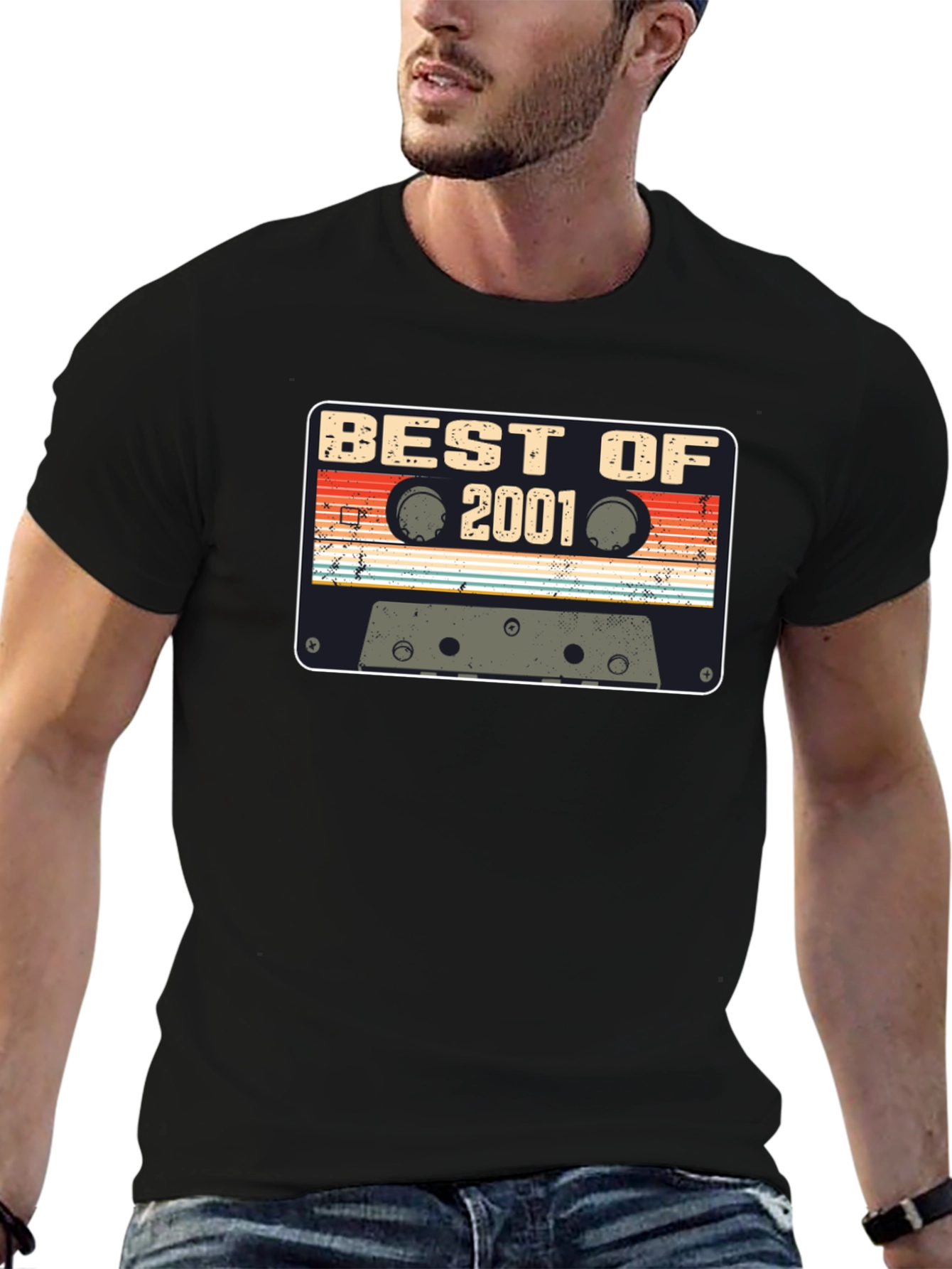 Best of 2001 Cassette Tape Graphic T-Shirt