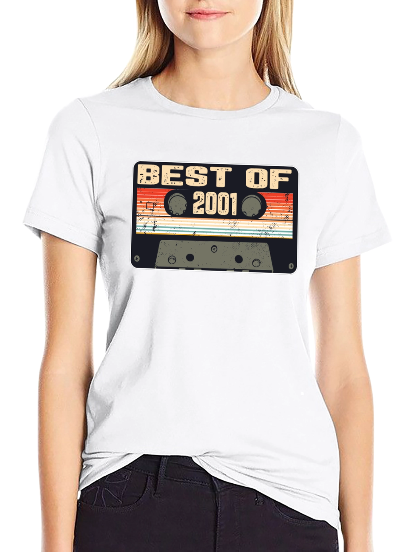 Best of 2001 Cassette Tape Graphic T-Shirt