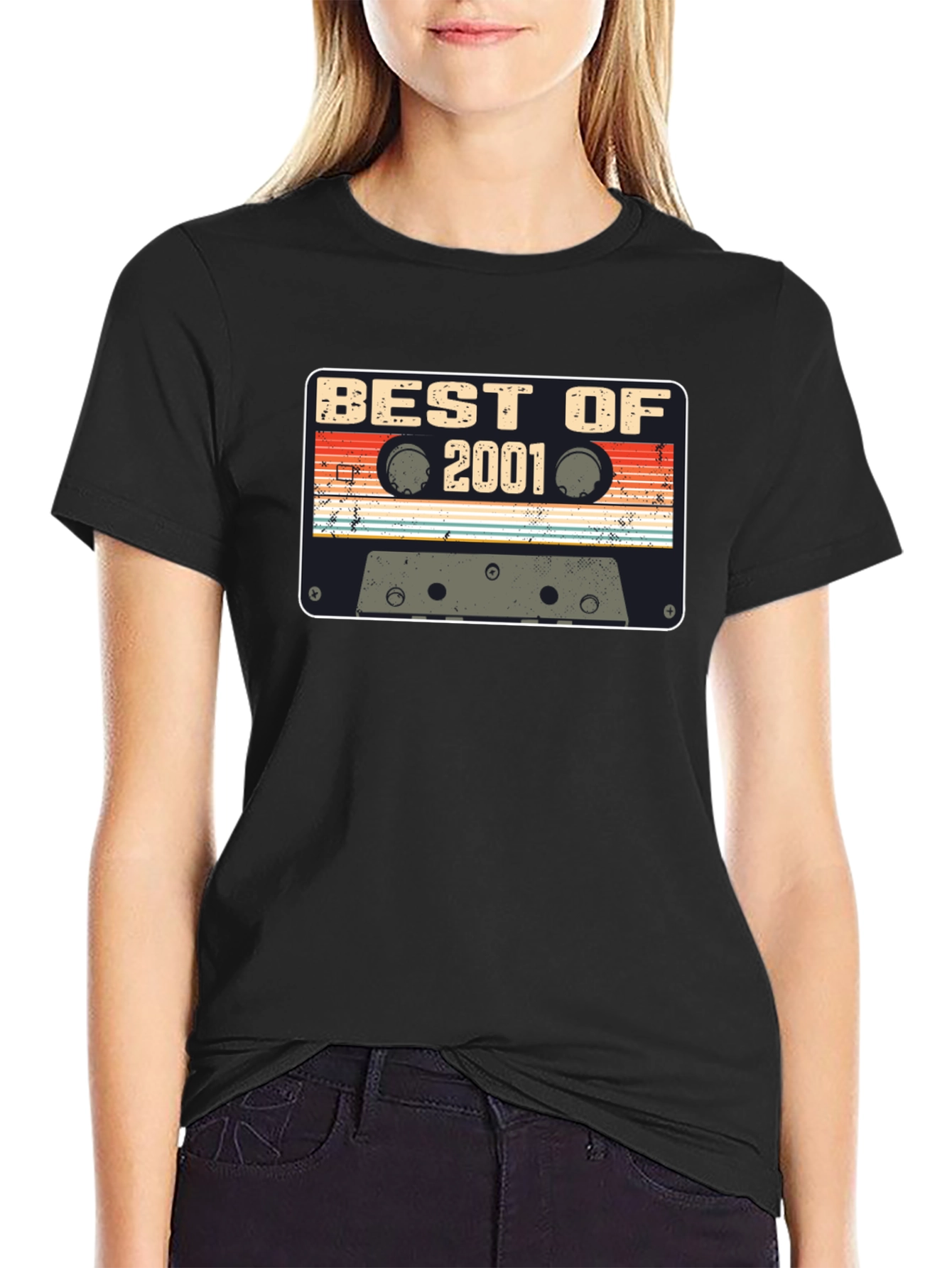 Best of 2001 Cassette Tape Graphic T-Shirt