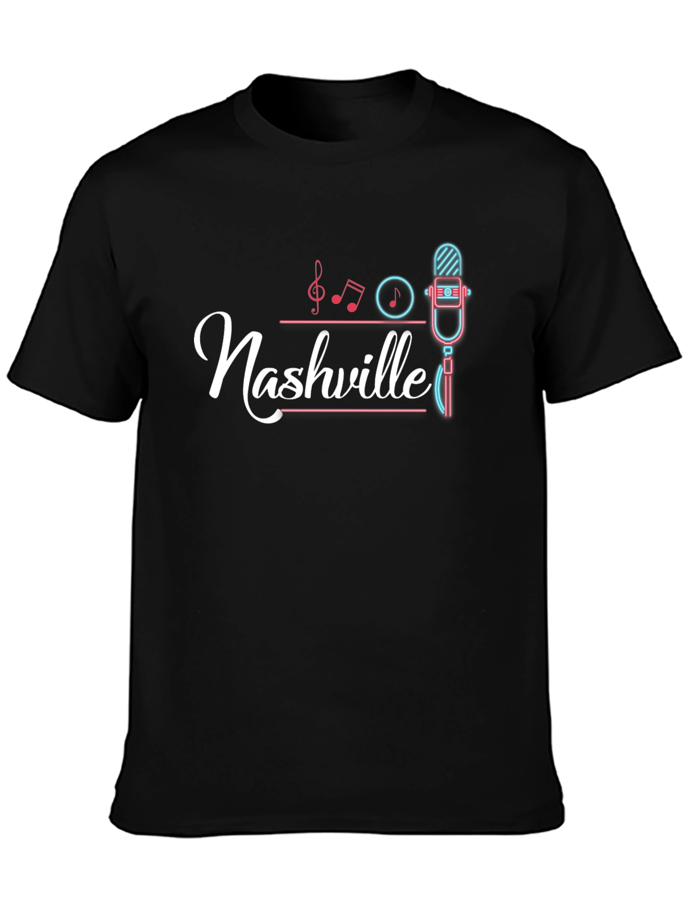 Nashville Music City Graphic Tee - Retro Style