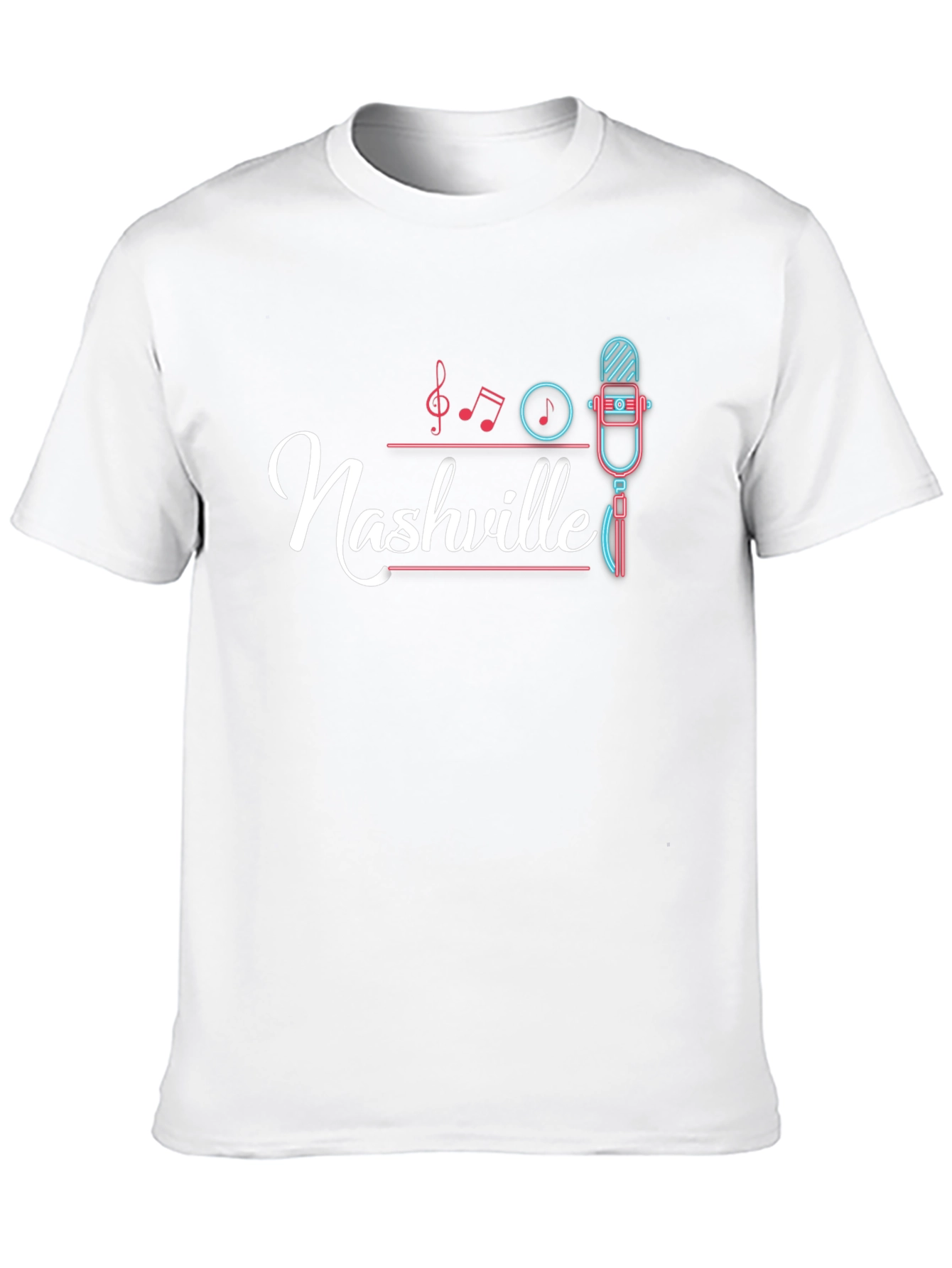 Nashville Music City Graphic Tee - Retro Style