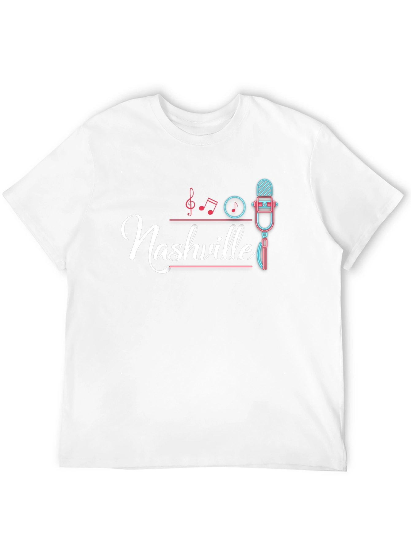 Nashville Music City Graphic Tee - Retro Style