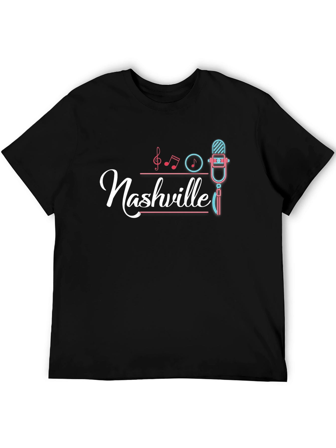 Nashville Music City Graphic Tee - Retro Style