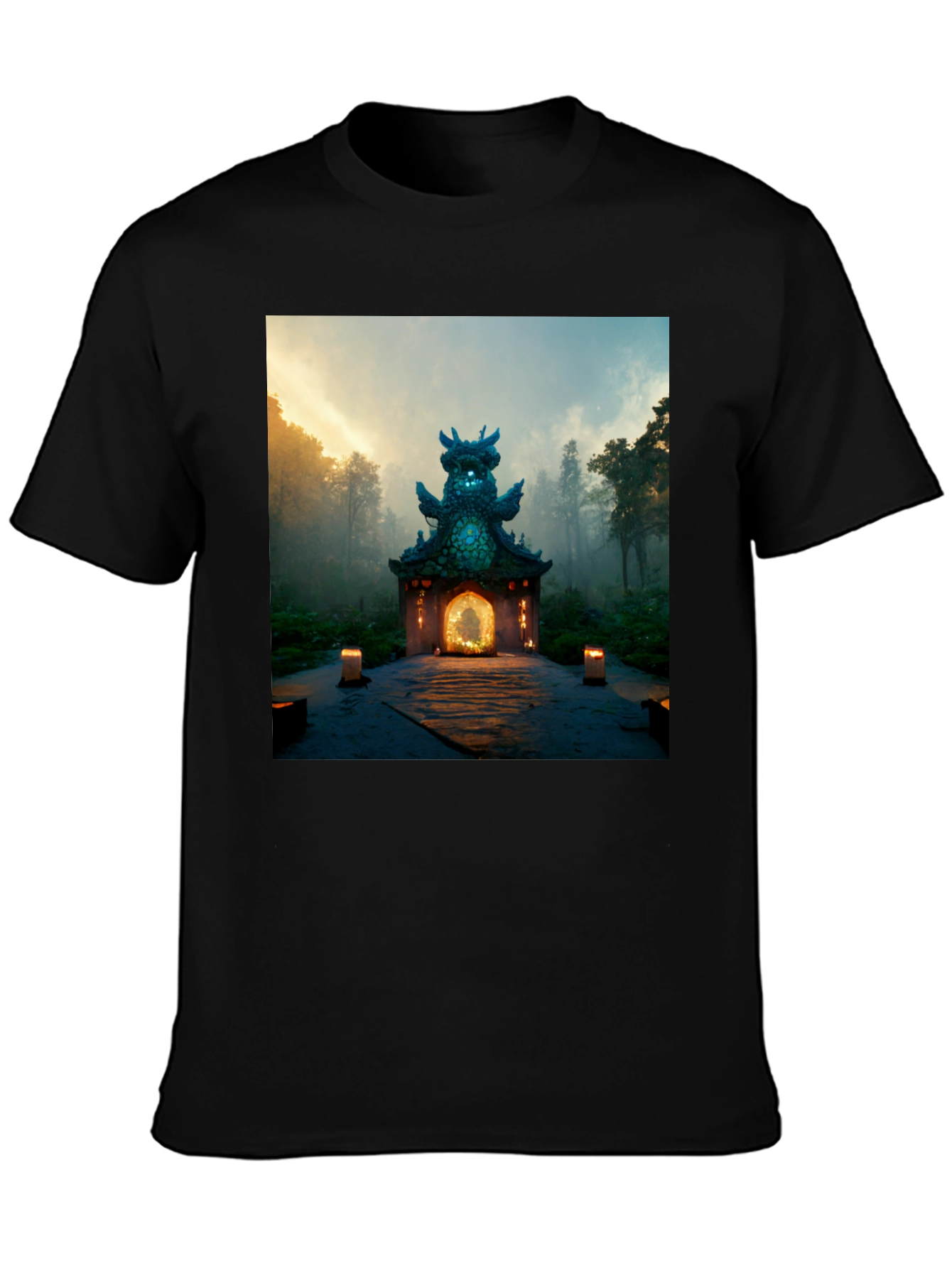 Mystic Temple Graphic Tee - Natures Serenity
