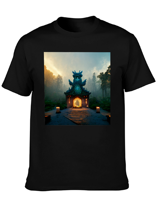 Mystic Temple Graphic Tee - Natures Serenity