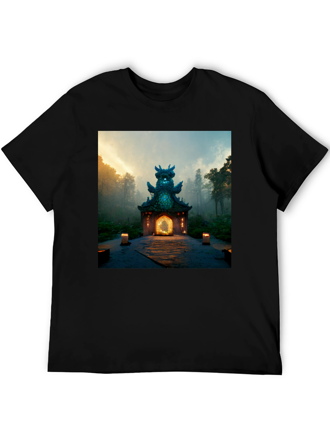 Mystic Temple Graphic Tee - Natures Serenity