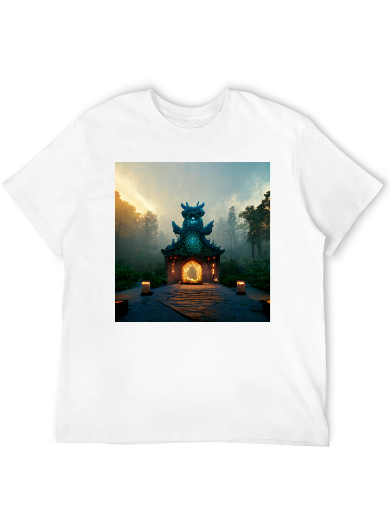 Mystic Temple Graphic Tee - Natures Serenity