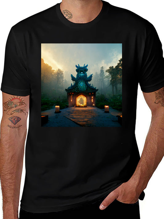 Mystic Temple Graphic Tee - Natures Serenity