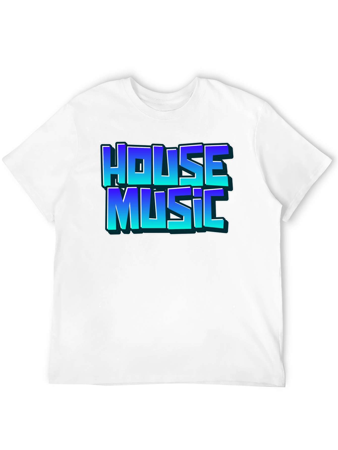 House Music Black T-Shirt