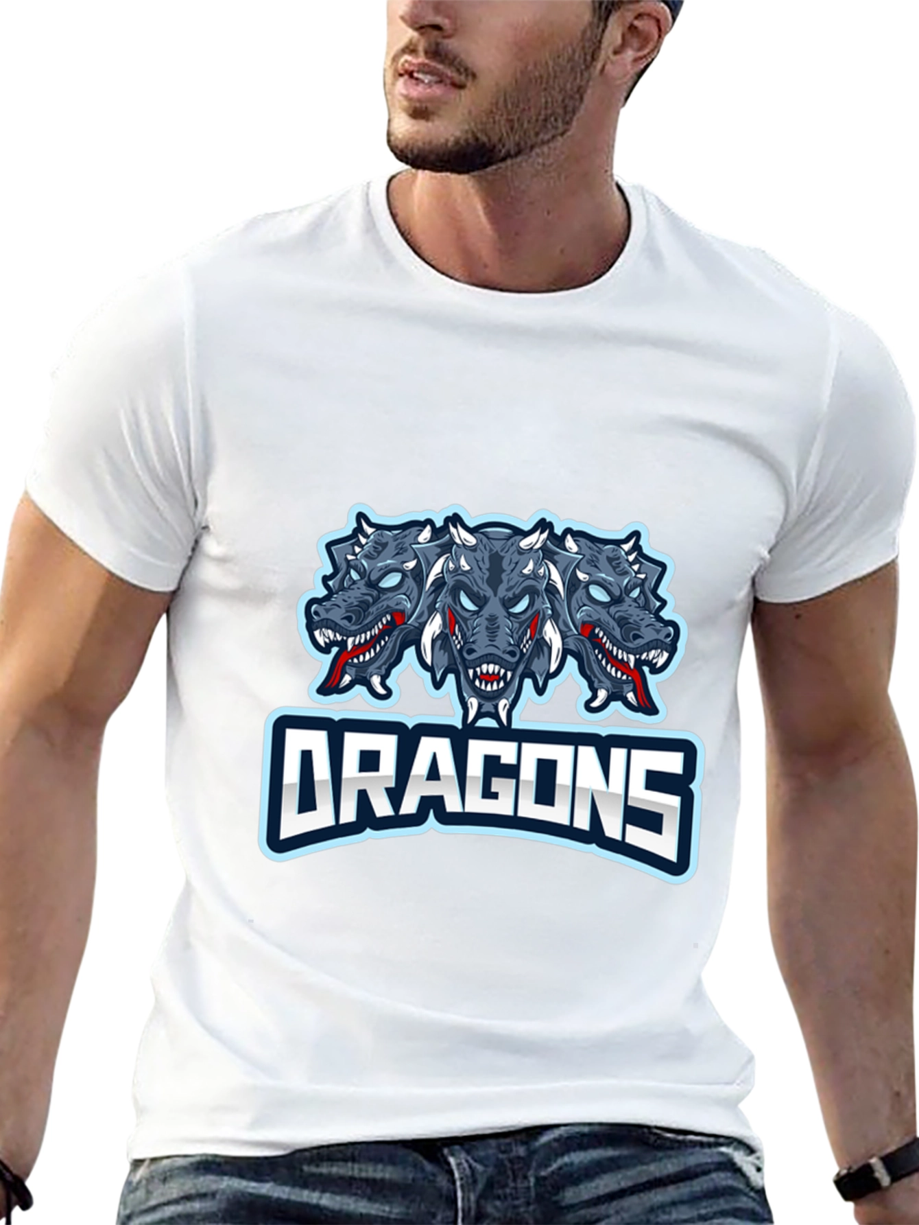 Dragons T-Shirt - Three Headed Beast