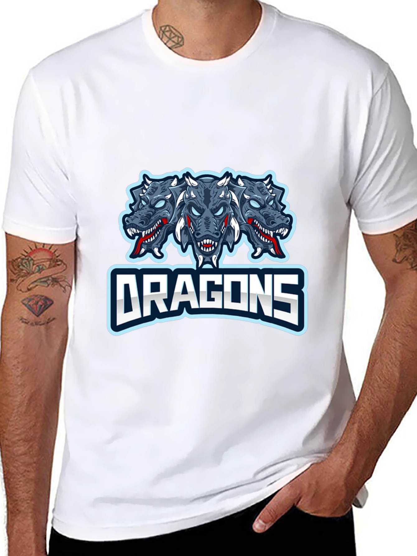 Dragons T-Shirt - Three Headed Beast
