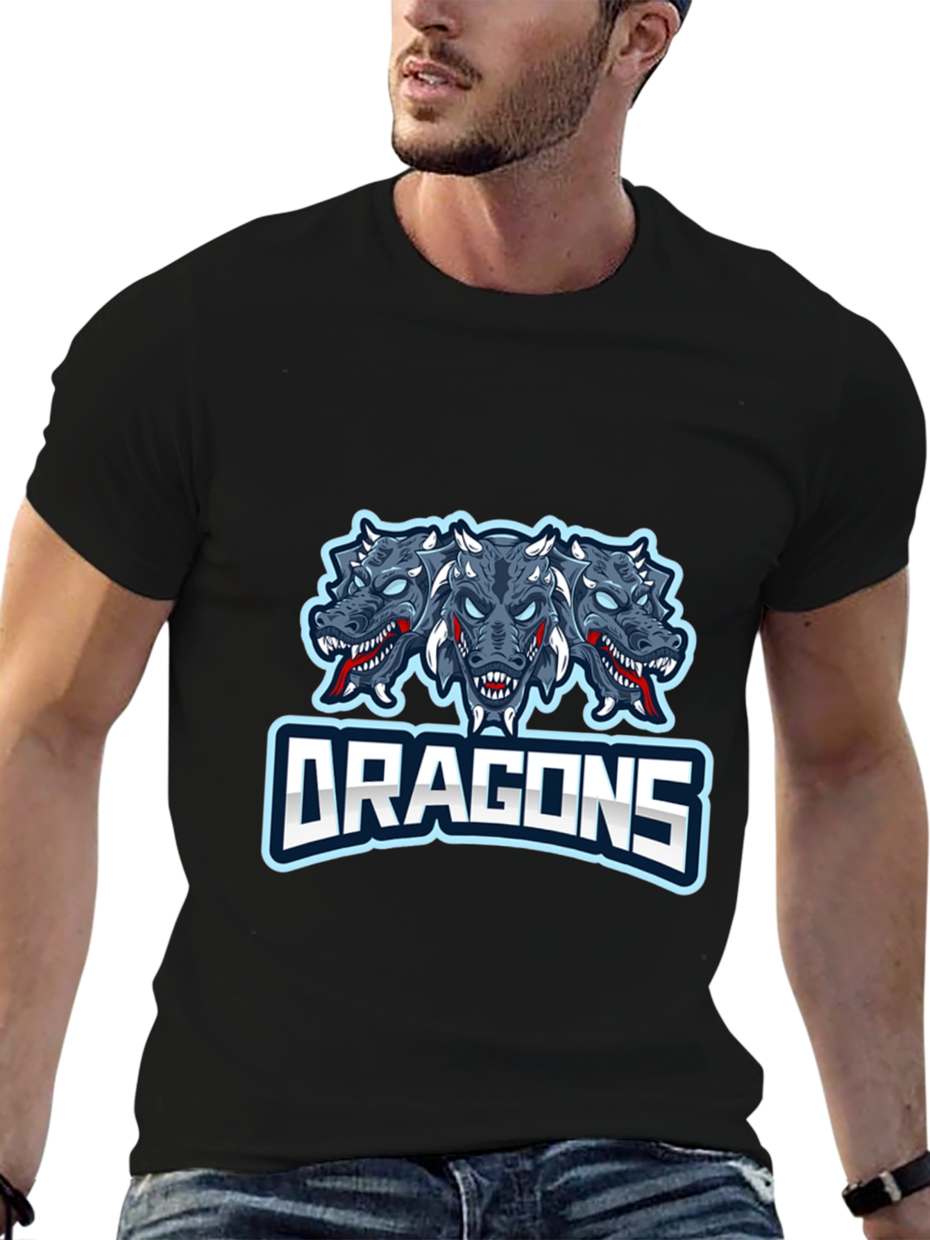 Dragons T-Shirt - Three Headed Beast