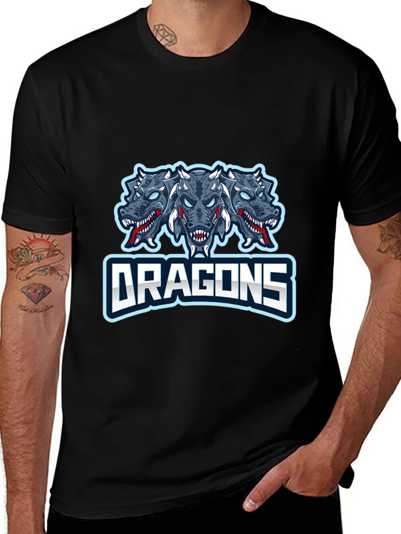 Dragons T-Shirt - Three Headed Beast