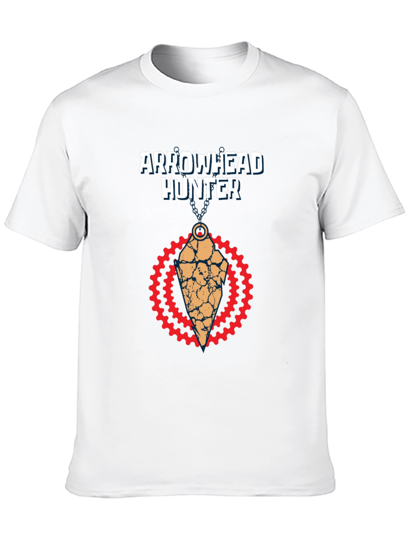 Arrowhead Hunter Graphic Tee - Black Cotton